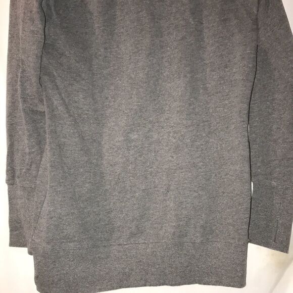 Calvin Klein Women's Gray Performance Heather Logo Sports Sweater Size Medium - Picture 5 of 9